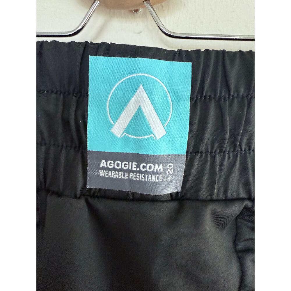 AGOGIE black +20 resistance athletic gym training ruched workout leggings pants - Picture 7 of 11